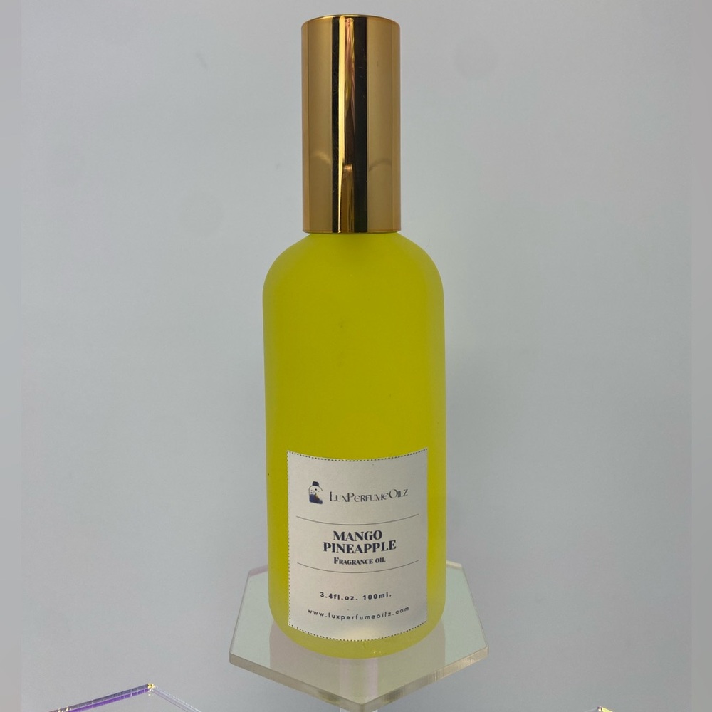 Mango Pineapple Fragrance Oil with Gold Cap - 3.4 Oz. (100 ML)